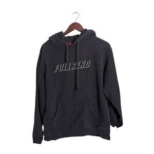 Full‎ Send Men’s Black Hoodie Embroidered Sweatshirt Size M
